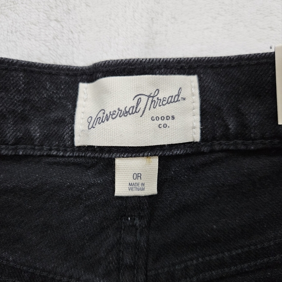 Universal Thread Embellished Mid-Rise 90s Baggy Jeans in Black Size 0 - Picture 6 of 11